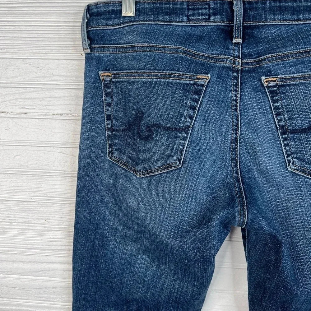⭐️AG Adriano Goldschmied The Stevie Slim Straight Jeans Distressed 29R - Picture 6 of 12